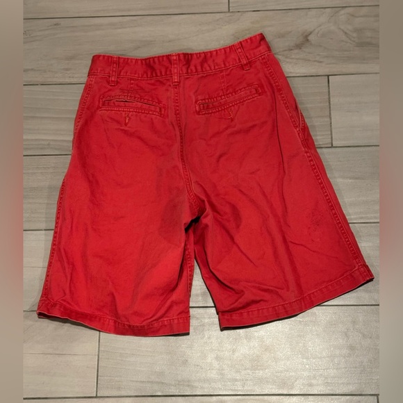 Faded glory Red Casual shorts size 30 small callout on back leg - Picture 2 of 4